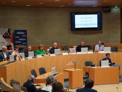 1ère Séance plénière du Conseil Rhénan à Strasbourg
