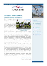 Extrait de la 4ème Lettre d'information du Conseil Rhénan (17.06.2021)