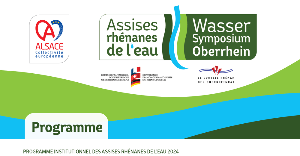 Assises rhénanes de l'eau 2024 | Bannière | Programme institutionnel